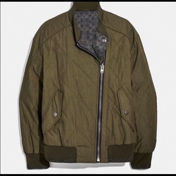 Coach reversible cotton jacket - Picture 1 of 6